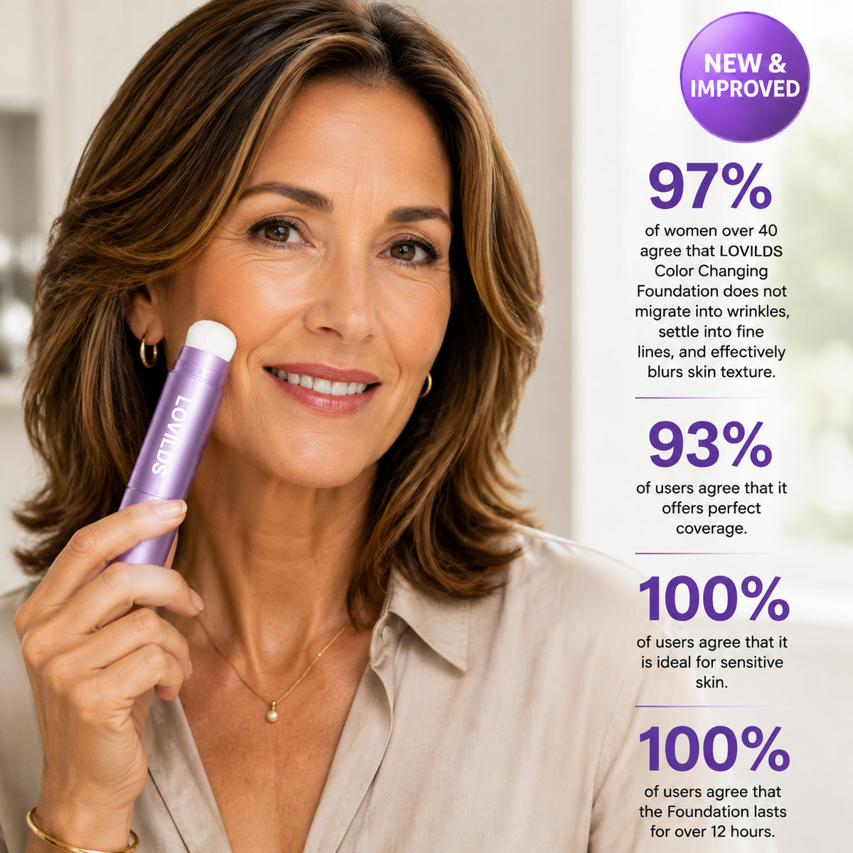 Changing Foundation Stick  – The stick that makes mature skin glow again