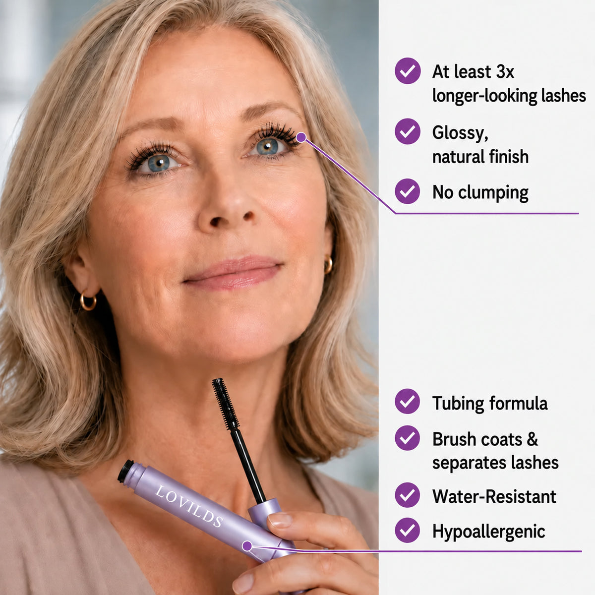 LOVILDS Mascara - For Mature Lashes