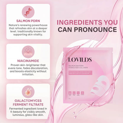 LOVILDS Salmon PDRN Collagen Mask