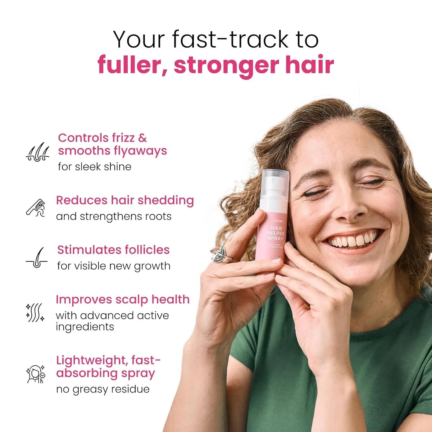💖Last day: 20% off for a limited time | Vividorge Hair Helper Spray