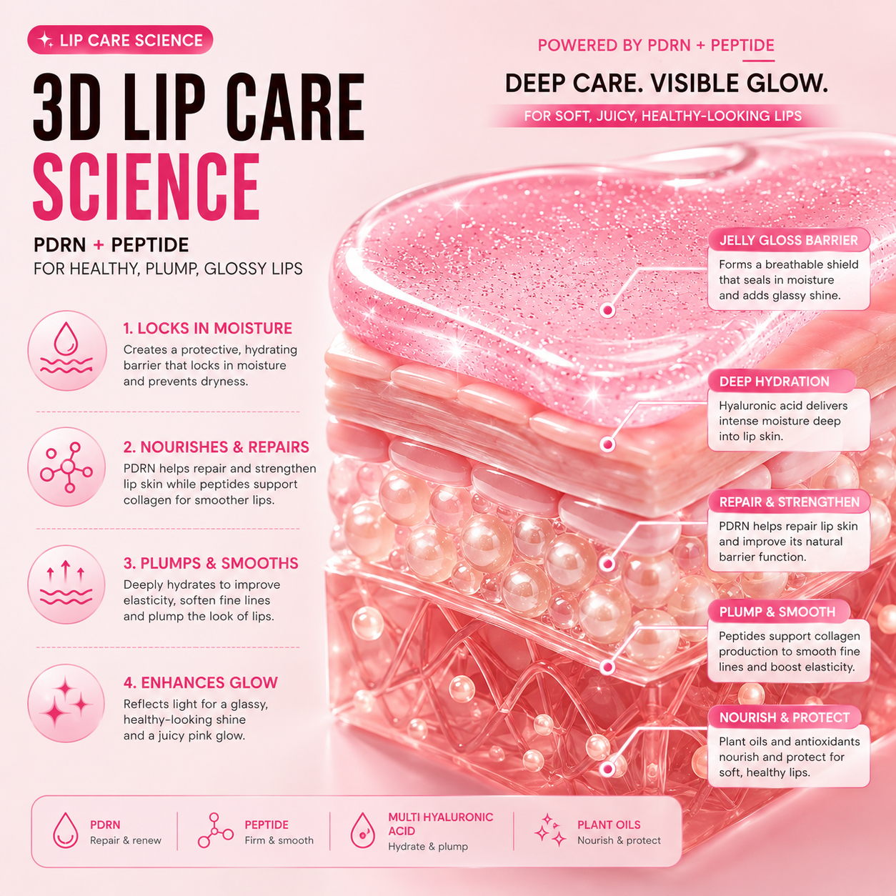 [NEW][medazy] PDRN Peptide Glossy Lip Balm