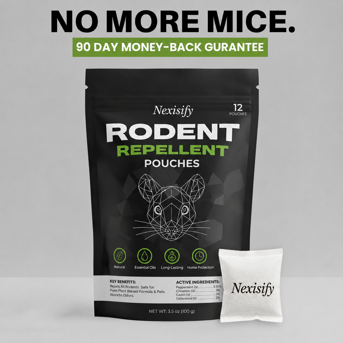 Place These Pouches Around Your Garden - And Watch The Groundhogs Disappear. Permanently.