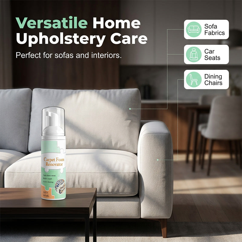 🔥Limited Time Promotion 70% OFF🔥 Waterless Carpet Foam Stain Remover with Towel