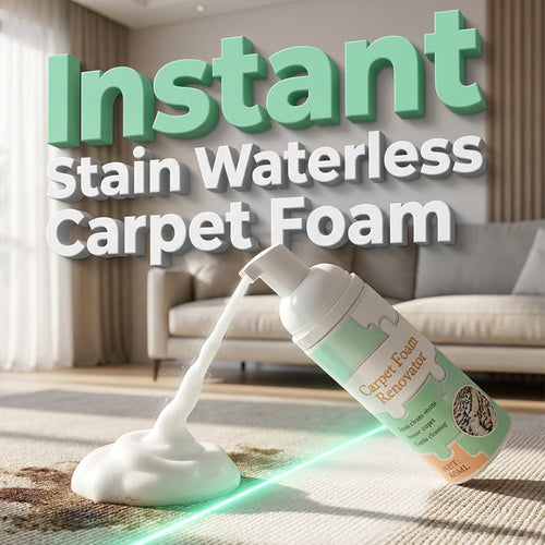 🔥Limited Time Promotion 70% OFF🔥 Waterless Carpet Foam Stain Remover with Towel